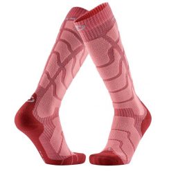 Welniane skarpety narciarski kobieta Therm-ic Ski Warm Lady wysokosc kolana. Czerwone skarpety damskie THERM-IC, bez wzorów, z elastanu. Za 139.00 zł.