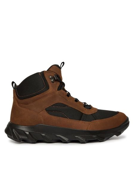ECCO Trzewiki Mx M 82037450371 Brązowy. Brązowe botki męskie ecco, bez wzorów, z nubiku, bez zapięcia. Za 709.99 zł.