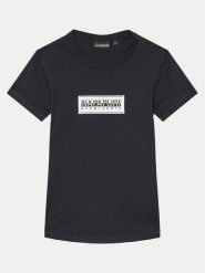 Napapijri T-Shirt S-Chamois NP0A4HYL D Czarny Regular Fit. Czarne t-shirty dla chłopców Napapijri, bez wzorów, z bawełny, bez ramiączek. Za 119.99 zł.