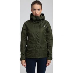 Kurtka miejska damska KUD007 - khaki. Brązowe kurtki damskie 4f, na lato, z materiału. W wyprzedaży za 279.99 zł.