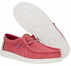 Hey Dude Wally Jute 43085-79B Czerwone 44. Czerwone trampki męskie Hey dude, bez wzorów, bez zapięcia. Za 320.14 zł.