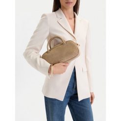 Torebka GINO ROSSI. Brązowe torebki do ręki damskie Gino Rossi, bez wzorów, bez dodatków. Za 329.99 zł.