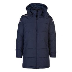 Kurtka puchowa o średniej długości Kappa Seddolo. Niebieskie kurtki męskie Kappa, m, bez wzorów, z puchu, casualowe, bez kaptura. Za 373.85 zł.