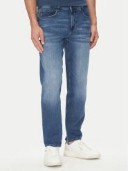 BOSS Jeansy Troy Bo 50544652 Niebieski Straight Fit. Niebieskie jeansy męskie Boss. Za 539.99 zł.