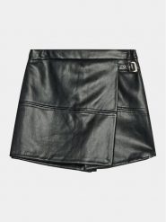 Guess Spódnica J3BD08 WE8D0 Czarny Regular Fit. Czarne spódniczki dla dziewczynek Guess, z aplikacjami, z syntetyku. Za 319.99 zł.