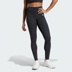 Legginsy Optime Essentials Stay In Play Full-Length. Czarne legginsy damskie Adidas, l, bez wzorów, z materiału. Za 279.00 zł.
