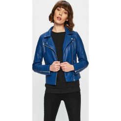 Only - Kurtka. Niebieskie kurtki damskie marki Only, z materiału. W wyprzedaży za 139.90 zł.