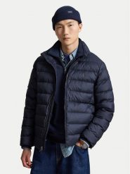 Polo Ralph Lauren Kurtka przejściowa 710B20424002 Granatowy Regular Fit. Niebieskie kurtki męskie Polo Ralph Lauren, m, bez wzorów, z syntetyku, bez kaptura. Za 1,699.00 zł.