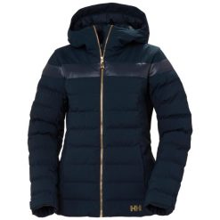 Damska kurtka puchowa Helly Hansen Imperial. Niebieskie kurtki damskie Helly Hansen, na zimę, bez wzorów, z puchu, bez kaptura, narciarskie. Za 1,306.50 zł.