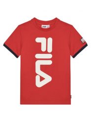 Original Marines T-Shirt DFPV4174YM Czerwony Regular Fit. Czerwone t-shirty dla chłopców Original Marines, bez wzorów, z bawełny, bez ramiączek. Za 59.99 zł.