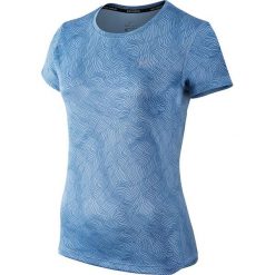 Nike Koszulka damska Women's Dry Miler Running Top Print niebieska r. XS (799560 422). T-shirty damskie Nike. Za 93.00 zł.