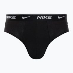 Slipy męskie Nike Everyday Cotton Stretch Brief 3 pary. Czarne slipki męskie Nike, m, bez wzorów. Za 139.99 zł.