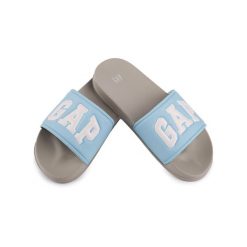 Damskie klapki sportowe miejskie na basen plażę GAP MURPHY. Niebieskie klapki damskie GAP, bez wzorów, sportowe, bez obcasa. Za 79.00 zł.