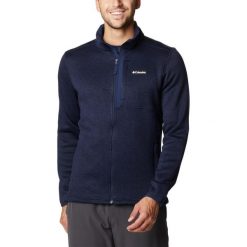 Polarowy sweter męski Columbia Weather Full Zip. Czarne bluzy męskie Columbia, m, bez wzorów, z polaru, bez kołnierzyka. Za 419.00 zł.