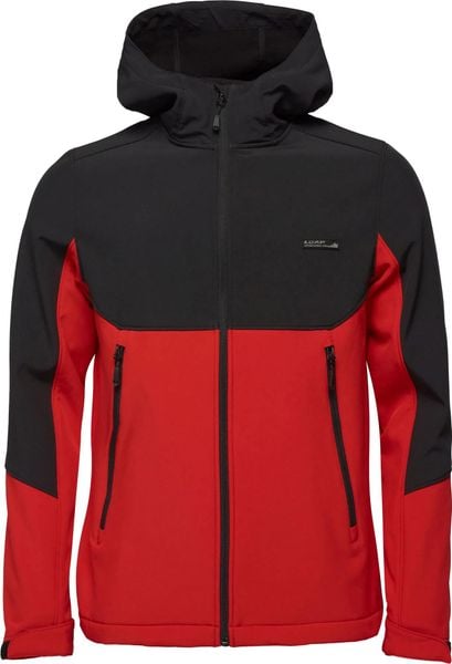 Męska kurtka softshell Loap Lucas czerwona. Czarne kurtki męskie LOOP, m, bez wzorów, z elastanu, klasyczne, z kapturem. Za 219.89 zł.