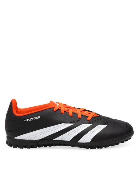 Adidas Buty do piłki nożnej PREDATOR CLUB TF J IG5437 Czarny. Czarne buty sportowe chłopięce Adidas, bez wzorów, z syntetyku, bez zapięcia, do piłki nożnej. Za 179.99 zł.
