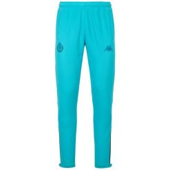 Spodnie dresowe Real Valladolid Miragi Pro 2025/26. Niebieskie spodnie sportowe męskie Kappa, m, bez wzorów, z dresówki, na fitness i siłownię. Za 317.50 zł.
