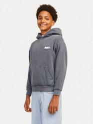 Jack & Jones Junior Bluza Vermont Wash 12263296 Szary Loose Fit. Szare bluzy dla chłopców Jack & Jones Junior, bez wzorów, z bawełny, bez ramiączek, bez kaptura. Za 129.99 zł.