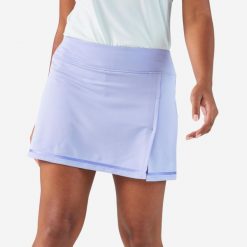 Spódniczka tenisowa damska Artengo TSK Dry. Fioletowe spódnice damskie KUIKMA, m, bez wzorów, z materiału, sportowe, proste. Za 69.99 zł.