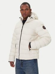 Napapijri Kurtka zimowa A-Terez NP0A88TG Beżowy Regular Fit. Brązowe kurtki męskie Napapijri, na zimę, m, bez wzorów, z syntetyku, bez kaptura. Za 1,239.00 zł.
