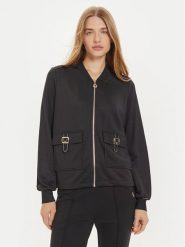 Liu Jo Sport Bluza TF4147 F0778 Czarny Regular Fit. Czarne bluzy damskie Liu Jo Sport, xs, bez wzorów, z bawełny, bez kaptura. Za 379.99 zł.
