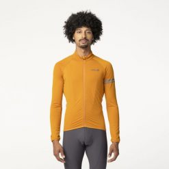 Thermo Jersey LS Essential Men. Brązowe bluzy męskie AGU, z jersey, bez zapięcia, rowerowe. Za 518.00 zł.