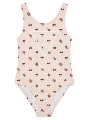 Guess Strój kąpielowy J5GZ47 MC052 Beżowy. Brązowe stroje kąpielowe dla dziewczynek Guess, z aplikacjami, z syntetyku. Za 149.99 zł.