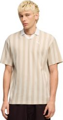Puma Koszulka męska Puma Class Relaxed Pinnacle Polo beżowa 692069 87 L. Brązowe koszulki polo męskie Puma, l, bez wzorów, bez ramiączek. Za 193.31 zł.