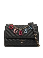 Guess Torebka J4YZ45 WFZL0 Czarny. Czarne torby i plecaki dziecięce Guess, ze skóry. Za 319.99 zł.