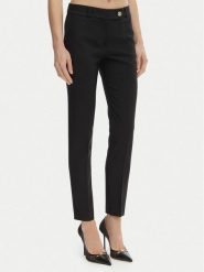 Rinascimento Spodnie materiałowe CFC0128638003 Czarny Slim Fit. Czarne spodnie materiałowe damskie Rinascimento, m, bez wzorów, z materiału. Za 399.99 zł.