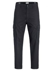 Jack & Jones Spodnie cargo Kane Frank 12291962 Czarny Relaxed Fit. Czarne spodnie materiałowe męskie Jack & Jones, m, bez wzorów, z bawełny. Za 149.99 zł.