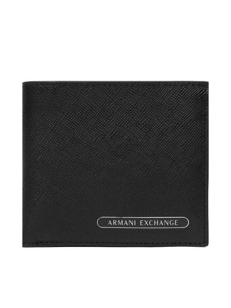 Armani Exchange Portfel XM000167 AF12702 UC001 Czarny. Czarne portfele męskie Armani Exchange, bez wzorów. Za 379.99 zł.
