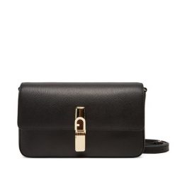 Torebka Furla. Czarne listonoszki damskie Furla, bez wzorów, bez dodatków. Za 1,319.00 zł.