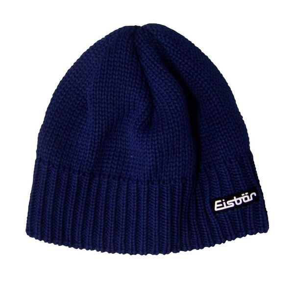 Czapka Eisbar Trop MÜ. Niebieskie czapki i kapelusze damskie Eisbar, na zimę, bez wzorów, z materiału, eleganckie. Za 199.90 zł.