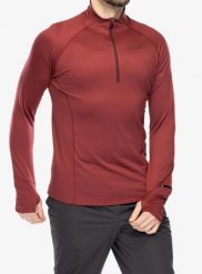 Bluza z zamkiem męska Inov-8 VentureLite Mid HZ. Czerwone bluzy męskie Inov-8, l, bez wzorów, z poliesteru, bez kaptura. Za 215.59 zł.