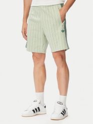 Adidas Szorty sportowe Pinstripes KT4328 Kremowy Regular Fit. Białe krótkie spodenki sportowe męskie Adidas, m, bez wzorów, z bawełny. Za 239.99 zł.