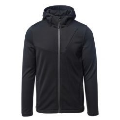 Męska Kurtka Soft Shell Rocher. Czarne kurtki sportowe męskie IGUANA, m, bez wzorów, trekkingowe. Za 429.99 zł.
