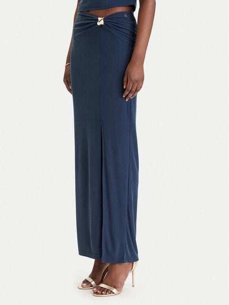 Guess Spódnica maxi W6GD15 K2936 Granatowy Slim Fit. Niebieskie spódnice damskie Guess, s, z aplikacjami, maxi. Za 344.99 zł.
