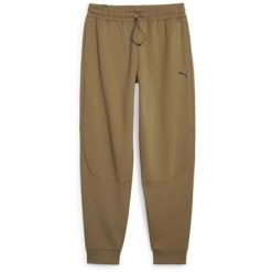 Spodnie Mężczyzna Puma Rad/Cal Dk Op brązowy. Zielone spodnie sportowe męskie Puma, m, bez wzorów, na fitness i siłownię. Za 247.85 zł.