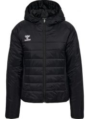 Damska kurtka z kapturem Hummel GO. Czarne kurtki damskie Hummel, xs, bez wzorów, z materiału, z kapturem. Za 341.10 zł.