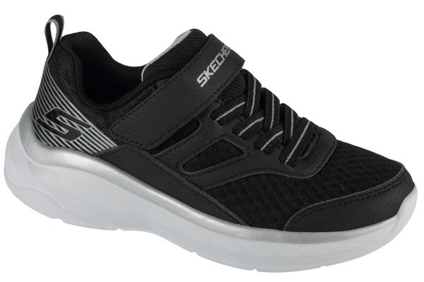 Buty sportowe Sneakersy chłopięce, Boundless. Czarne trampki i tenisówki chłopięce Skechers, bez wzorów, z materiału, sportowe, przed kostkę, bez zapięcia. Za 149.99 zł.