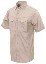 Helikon-Tex Koszula DEFENDER Mk2 short sleeve® - PolyCotton Ri. Koszule męskie HELIKON-TEX, m, bez wzorów, bez kołnierzyka, bez ramiączek. Za 169.08 zł.