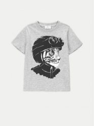 Coccodrillo T-Shirt ZC4143201VBA Szary Regular Fit. Szare t-shirty dla chłopców COCCODRILLO, bez wzorów, z bawełny, bez ramiączek. Za 29.99 zł.