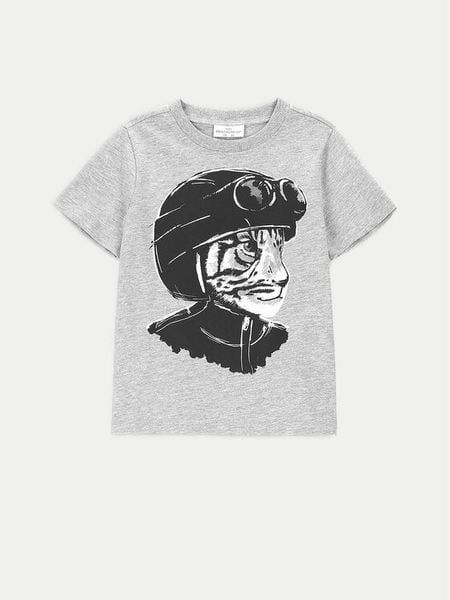 Coccodrillo T-Shirt ZC4143201VBA Szary Regular Fit. Szare t-shirty dla chłopców COCCODRILLO, bez wzorów, z bawełny, bez ramiączek. Za 29.99 zł.