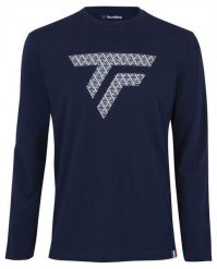 Koszulka z długim rękawem męska Tecnifibre Training Tee Longsleeves. Niebieskie bluzki z długim rękawem męskie TECNIFIBRE, m, bez wzorów, z bawełny, klasyczne, bez kołnierzyka. Za 168.90 zł.