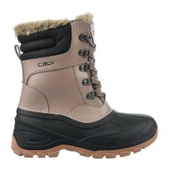 Śniegowce damskie CMP ATKA. Brązowe obuwie sportowe damskie CMP, bez wzorów, trekkingowe. Za 329.99 zł.