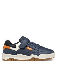 Geox Sneakersy J Perth Boy J367RE-0MEMS C4002 S Granatowy. Niebieskie buty sportowe chłopięce Geox, bez wzorów, ze skóry, bez zapięcia. Za 249.99 zł.