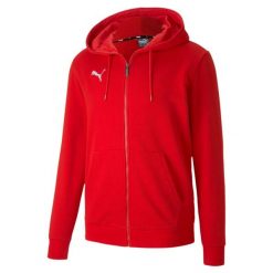 Bluza męska Puma teamGOAL 23 Casuals Hooded Jacket czerwona. Czerwone bluzy męskie Puma, l, bez wzorów, z kapturem. W wyprzedaży za 202.00 zł.