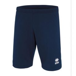Szorty Errea Core. Niebieskie krótkie spodenki sportowe męskie ERREA, l, bez wzorów, z materiału, do biegania. Za 139.50 zł.