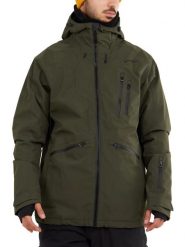 Płaska kurtka męska Fundango Rigel. Zielone kurtki męskie Fundango, na zimę, l, bez wzorów, z materiału, sportowe, bez kaptura. Za 599.00 zł.